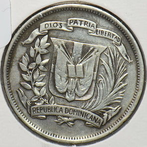 Dominican Republic 1937 1/2 Peso 296200 combine shipping