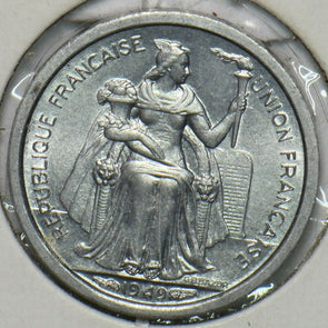 French New Caledonia 1949 50 Centimes Bird animal Choice BU 197030 combine shipp
