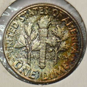 1957 Roosevelt Dime 90% silver U0257