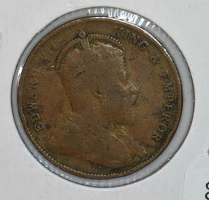 Straits Settlements 1908 Edward VII 1/2 Cents 291096 combine shipping