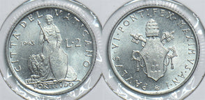 Vatican 1963 2 Lire 241046 combine shipping