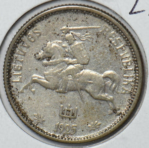Lithuania 1925 2 Litu Horse animal 295500 combine shipping