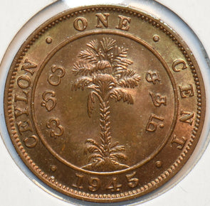 Ceylon 1945 Cent 193966 combine shipping