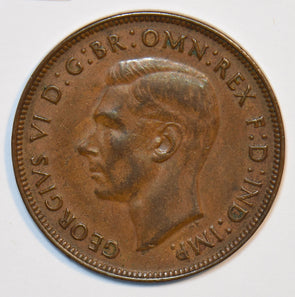 Australia 1941 Penny Kangaroo animal 195663 combine shipping