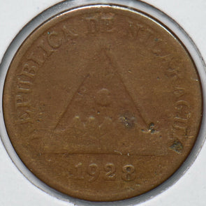 Nicaragua 1928 Centavo 150655 combine shipping