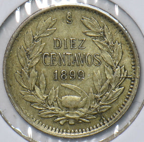 Chile 1899 S 10 Centavos Condor animal 295160 combine shipping