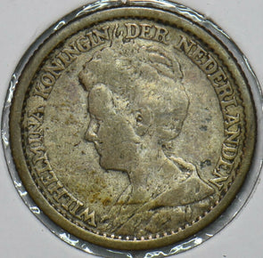 Netherlands 1912 25 Cents 196491 combine shipping