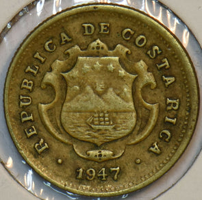 Costa Rica 1947 10 Centimos 196318 combine shipping