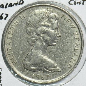 New Zealand 1967 20 Cents Kiwi birdanimal 904445 combine shipping