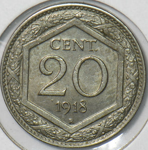 Italy 1918 R 20 Centesimi 194088 combine shipping