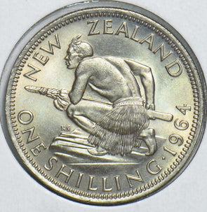New Zealand 1964 Shilling 298694 combine shipping