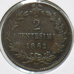 Italy 1862 2 Centesimi  901905 combine shipping