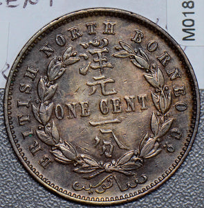 Malaya and British Borneo 1907 H Cent rare in high grade M0186 combine shipping