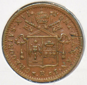 Vatican 1831 R Quattrino Papal States. Romano 490869 combine shipping
