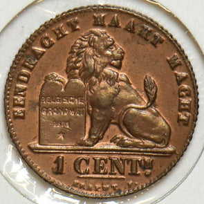 Belgium 1912 Cent Lion animal 197279 combine shipping