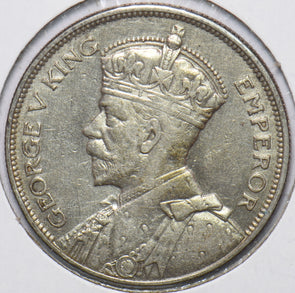 New Zealand 1934 1/2 Crown 240075 combine shipping