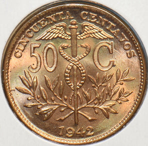 Bolivia 1942 50 Centavos Alpaka animal 295394 combine shipping