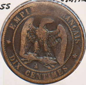 France 1855 A 10 Centimes Eagle animal 900598 combine shipping
