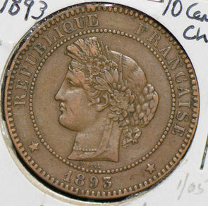 France 1893 10 Centimes  290626 combine shipping