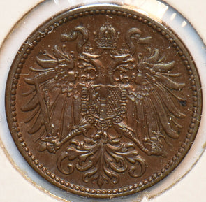 Austria 1912 2 Heller Eagle animal 902538 combine shipping