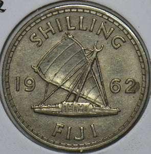 Fiji 1962 Shilling Eagle, Horse, Bull 152327 combine shipping