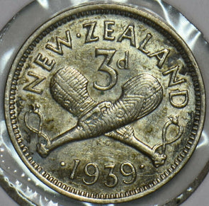 New Zealand 1939 3 Pence 903655 combine shipping
