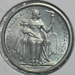 French Polynesia 1949 Franc Oceania 297838 combine shipping