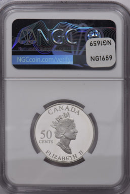 Canada 2001 50 Cents Silver NGC Proof 70 Ultra Cameo Prince Edward Island NG1659