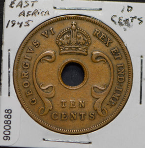 East Africa 1945 10 Cents  900888 combine shipping
