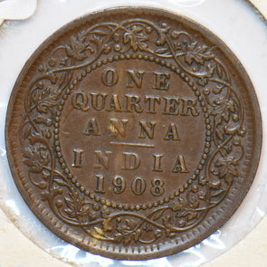 India British 1908 1/4 Anna 903308 combine shipping