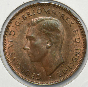 Australia 1943 Georgivs VI Half Penny Kangaroo animal 292876 combine shipping