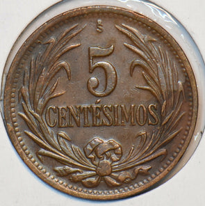 Uruguay 1944 5 Centesimos 296016 combine shipping