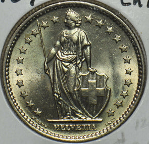 Switzerland 1969 2 Francs BU 297487 combine shipping