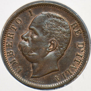 Italy 1894 10 Centesimi lustrous BU 490851 combine shipping