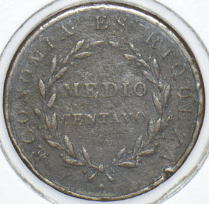 Chile 1855 1/2 Centavo 291190 combine shipping