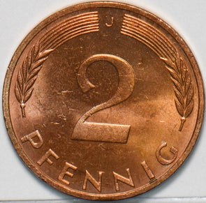 Germany 1973 2 Pfennig 292534 combine shipping