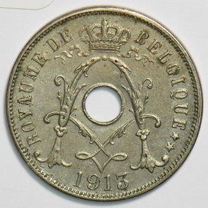 Belgium 1913 25 Centimes 298560 combine shipping