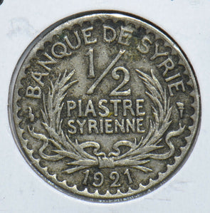 Syria 1921 1/2 Piastre 193529 combine shipping