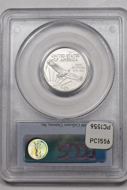 2005 Platinum 20th Ann. $25 1/4oz Eagle Statue of Liberty PCGS MS69 PC1556