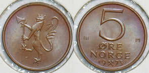Norway 1973 5 Ore 904812 combine shipping