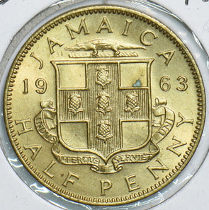 Jamaica 1963 1/2 Penny 198467 combine shipping