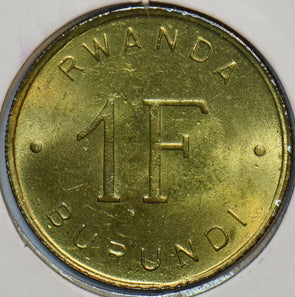 Burundi 1961 Franc Lion animal Rwanda and Burundi 297464 combine shipping