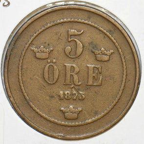 Sweden 1875 5 Ore 240449 combine shipping