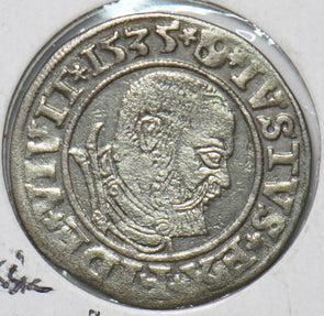 German States 1535 Groschen Eagle animal Kingdom of Prussia GE0144 combine shipp