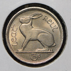 Ireland 1964 3 Pence Hare animal  291950 combine shipping