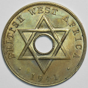 British West Africa 1941 Penny 240761 combine shipping