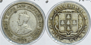 Jamaica 1920 1/2 Penny 198632 combine shipping