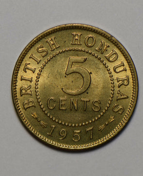 British Honduras 1957 5 Cents  290664 combine shipping