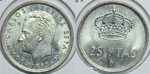 Spain 1983 25 Pesetas 198454 combine shipping