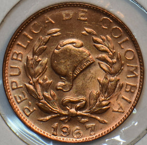 Colombia 1967 Centavo 196050 combine shipping